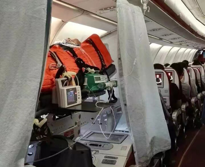 桐城市跨国医疗包机、航空担架